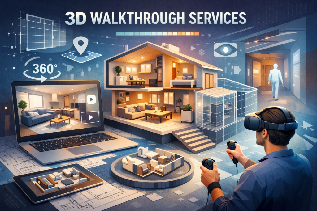 3d walkthrough services